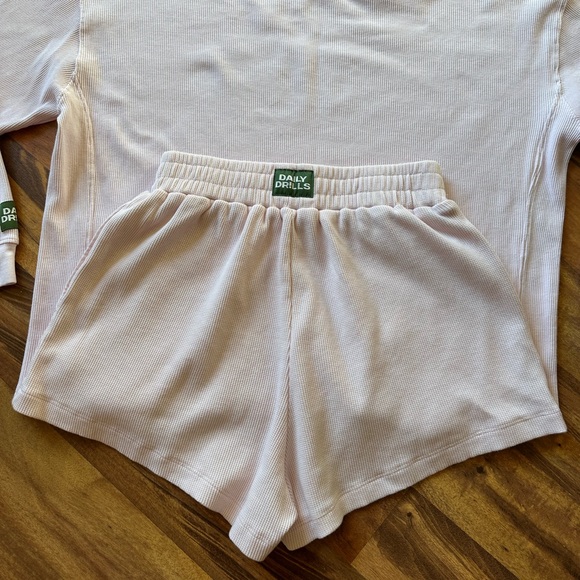 Daily Drills Pink Ribbed Top - Picture 11 of 16